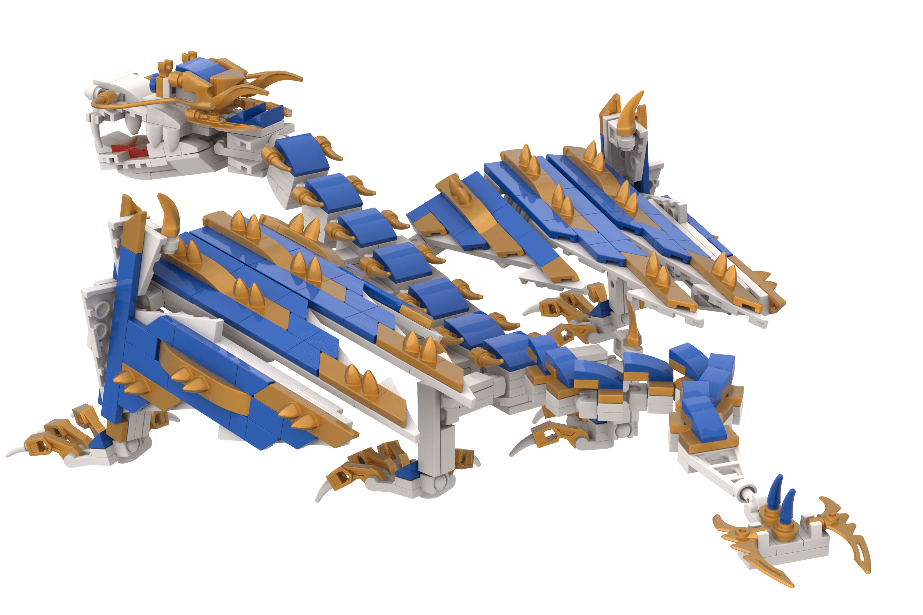 Zmago from behind and above, head raised, tail trailing towards the viewer
